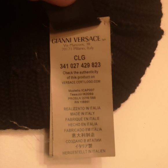 Winter hat Versace - Picture 7 of 7